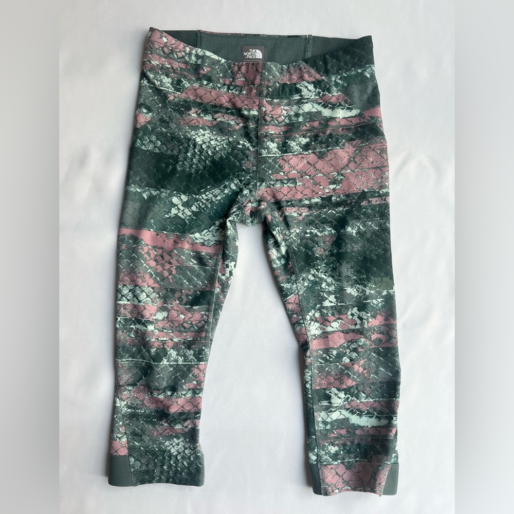 The North Face Womens Leggings Size Small Graphic Camo Workout | Fitness Pants